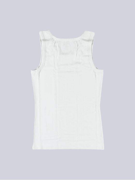 emilio adani Herren Tank Top uni Weiß 39674