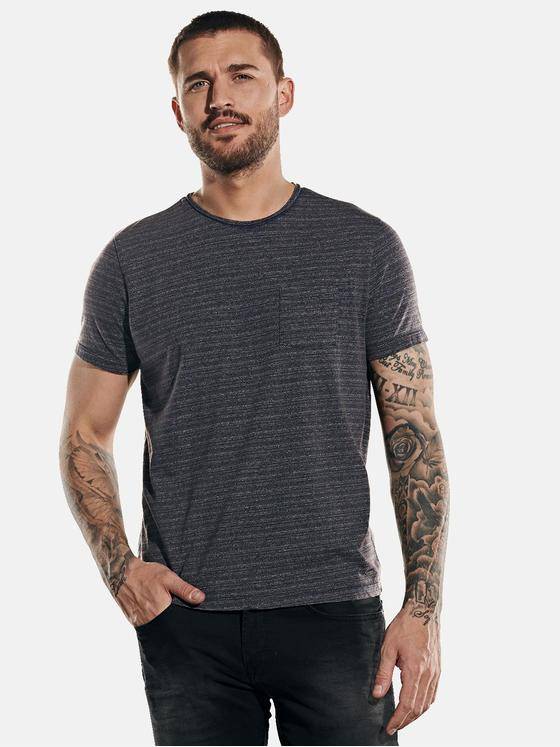 emilio adani Herren T-Shirt rundhals Blau 31830