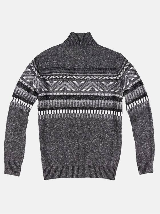 engbers Herren Hochwertiger Norwegerpullover Grau 30928