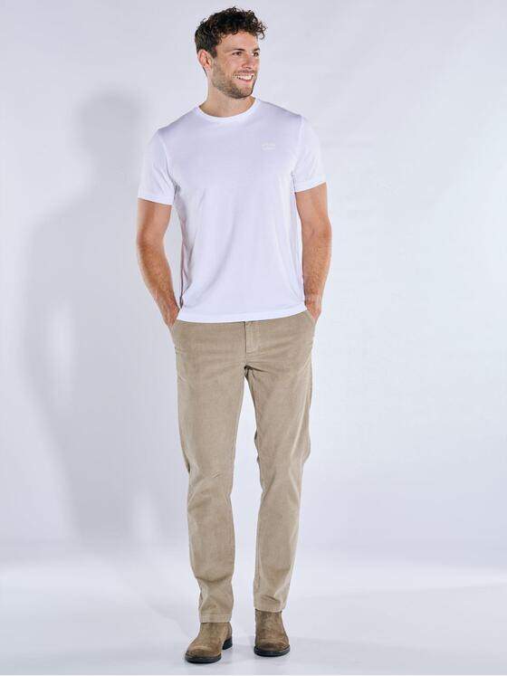 emilio adani Herren Chino Hose aus Cord Dunkelbraun 39344