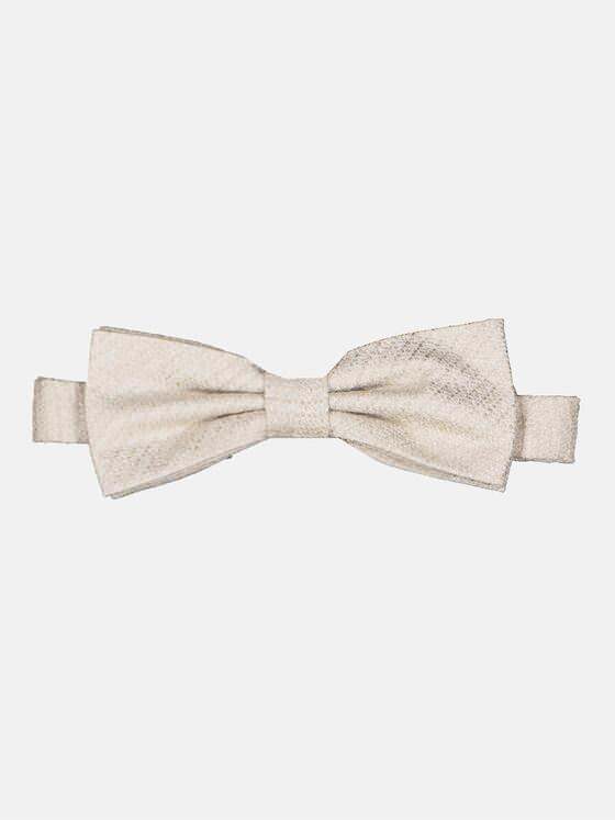 emilio adani Herren Fliege strukturiert Beige 34719