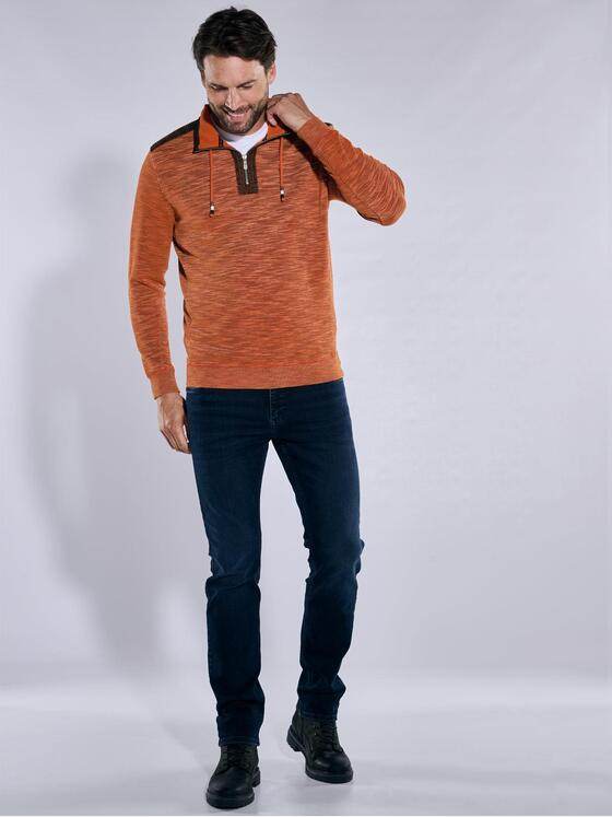 engbers Herren Sweatshirt regular Dunkelorange 37751