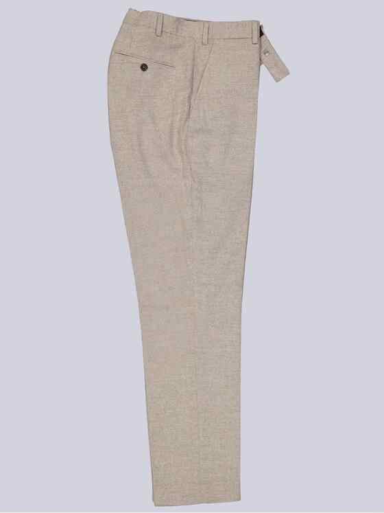 emilio adani Herren Anzughose meliert Beige 39474