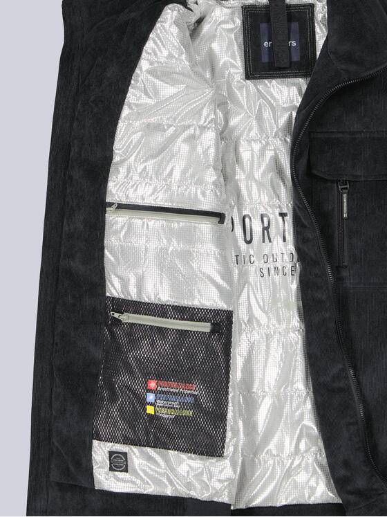 engbers Herren Cord-Jacke mit Funktionsdetails Anthrazit 39103