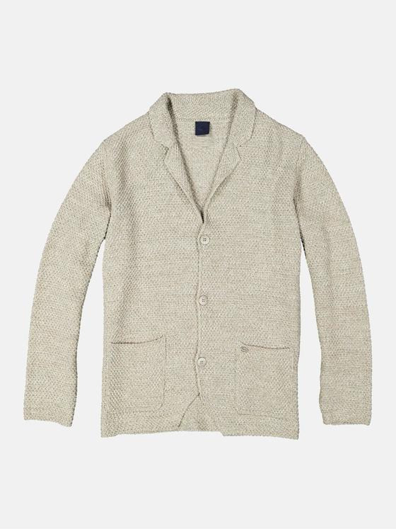 engbers Herren Strick-Sakko slim fit Grau 34841