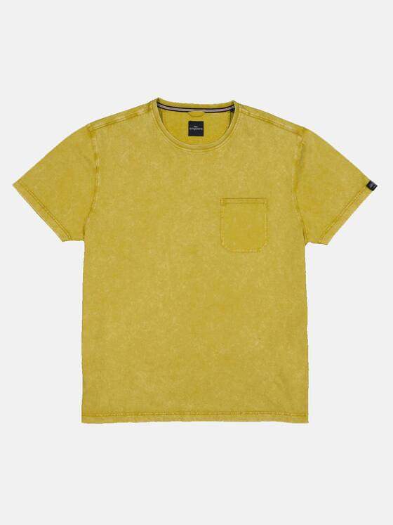 engbers Herren T-Shirt uni Safrangelb 33406