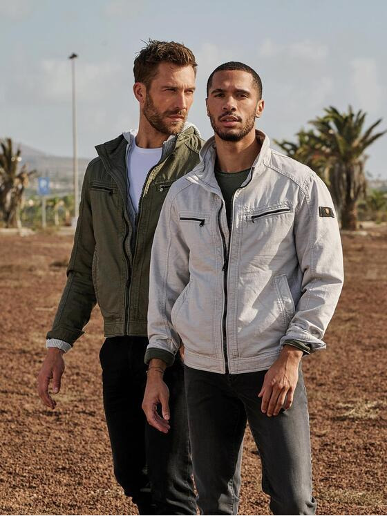 emilio adani Herren Jacke Weiß 36501