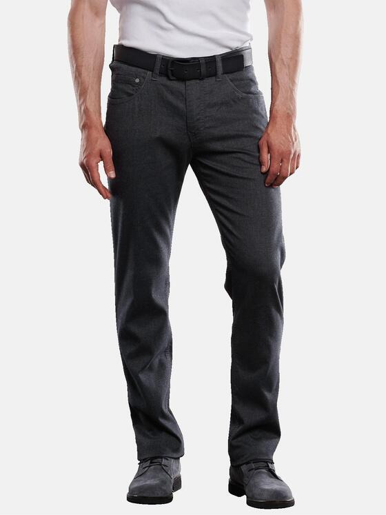 engbers Herren Hose im Woll-Look Schwarz 31932