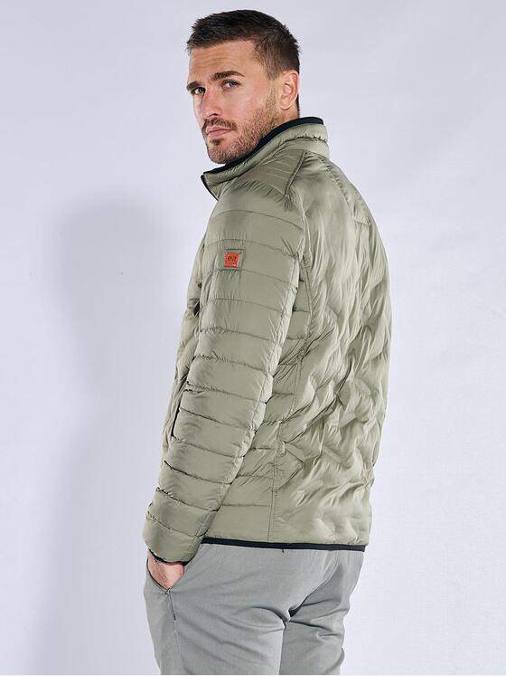 emilio adani Herren Steppjacke slim fit Grün 38285