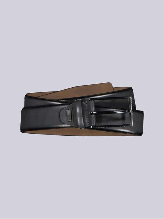emilio adani Herren Ledergürtel Basic Grau 38231