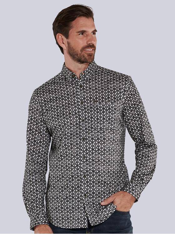 engbers Herren Hemd langarm Blau 36084