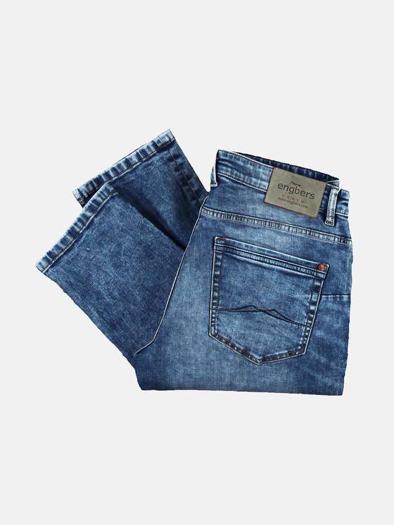 engbers Herren Jeans 5-Pocket Superstretch Taubenblau 29070