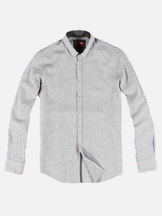 emilio adani Herren Hemd langarm Schwarz 30931