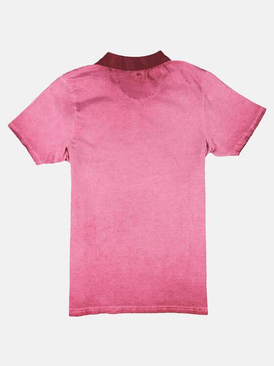 emilio adani Herren Poloshirt mit besonderem Waschverfahren Violett 30581
