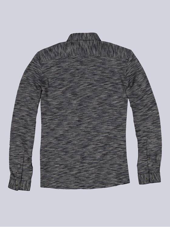 engbers Herren Langarm-Hemd meliert Anthrazit 34153