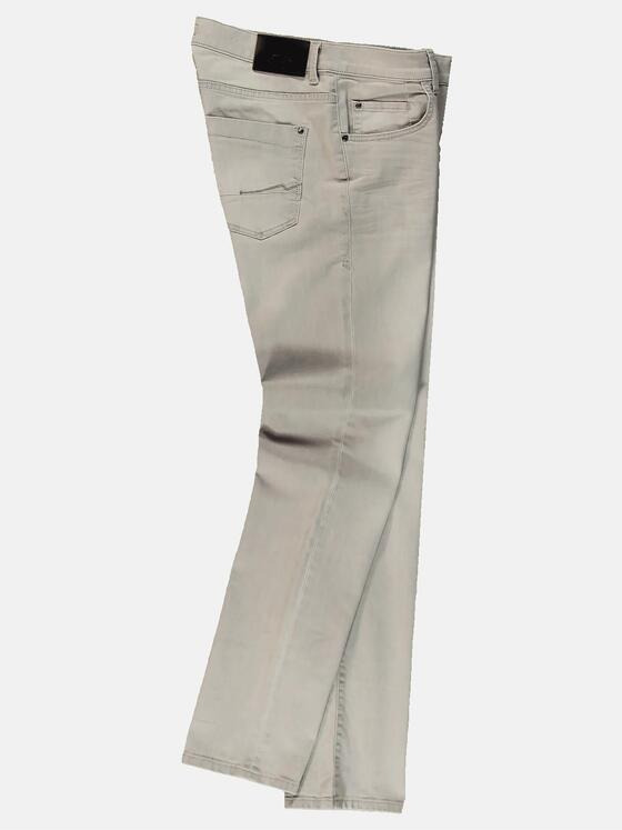 emilio adani Herren Sommerliche Jeans mit schmaler Passform Weiß 31624