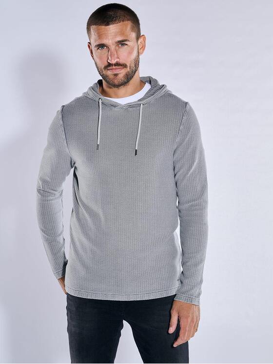 emilio adani Herren Langarm-Shirt slim fit Grau 37727