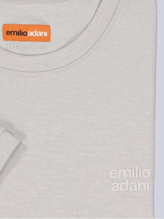emilio adani Herren T-Shirt uni Beige 39166