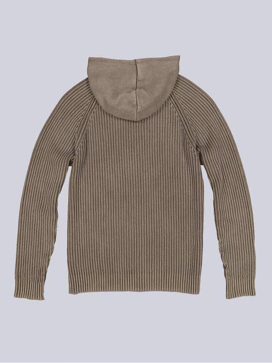 emilio adani Herren Cardigan strukturiert Beige 33811