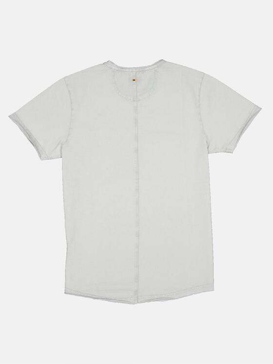 emilio adani Herren T-Shirt in Ottoman-Qualität Grau 33415