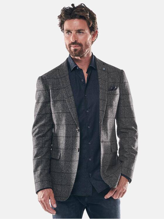 ENGBERS GERMANY Herren Kombistarkes Sakko Anthrazit 30625