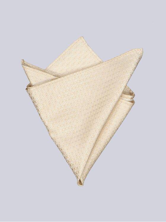 emilio adani Herren Einstecktuch Beige 36740