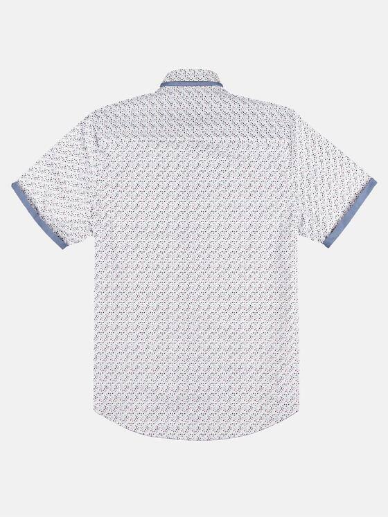 engbers Herren Modisches Kurzarmhemd mit Kontrastbesatz am Ärmel Himmelblau 29883