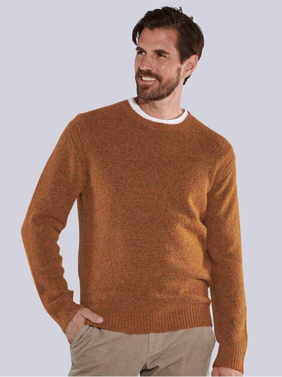 engbers Herren Pullover uni Orange 35852