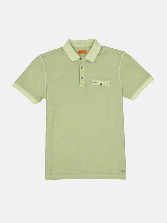 emilio adani Herren Polo-Shirt uni Grün 36789