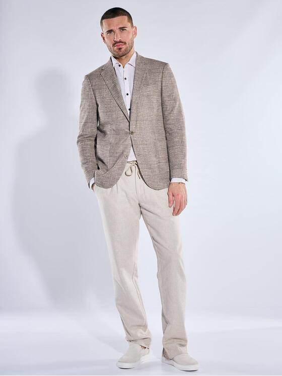 emilio adani Herren Freizeit-Sakko slim fit Dunkelbraun 40313