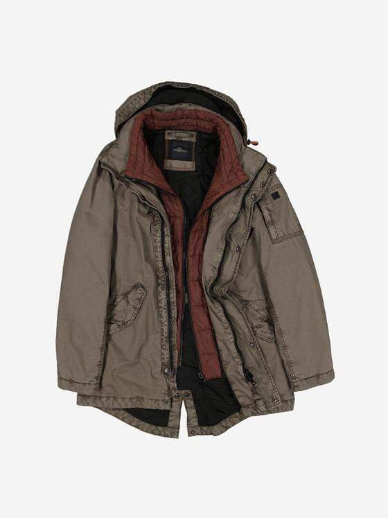 engbers Herren Jacke mit heraustrennbarem Inlet Hellbraun 37459