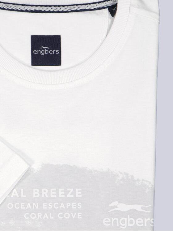 engbers Herren T-Shirt regular Reinweiss 38980