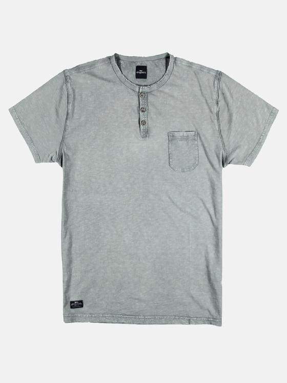 engbers Herren Henley T-Shirt Granitgrau 29222