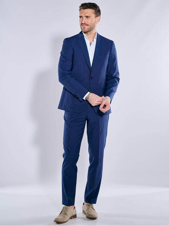 emilio adani Herren Anzug-Sakko slim fit Blau 38436