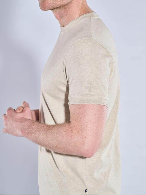 ENGBERS GERMANY Herren T-Shirt Baumwoll-Hightechmaterial Beige 38570