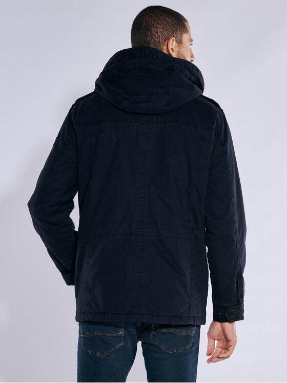 engbers Herren Jacke mit abnehmbarer Kapuze Blau 37460