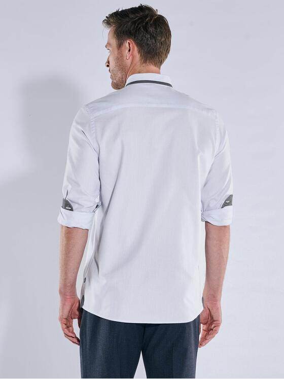 engbers Herren Langarm-Hemd strukturiert Hellblau 39741