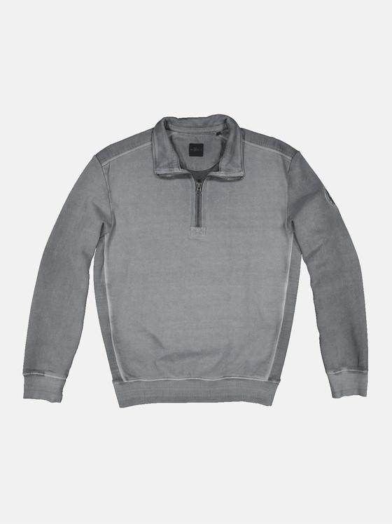 engbers Herren Sweatshirt mit Stehkragen Grau 34142
