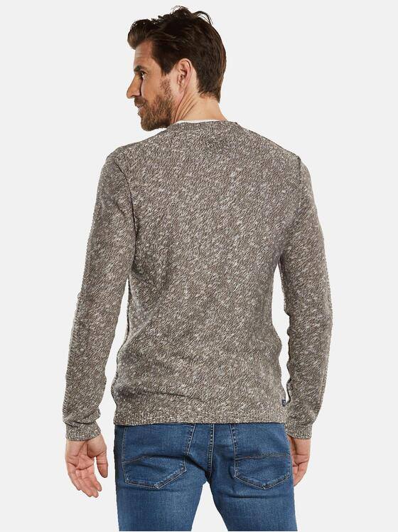 engbers Herren Pullover strukturiert Beige 34285