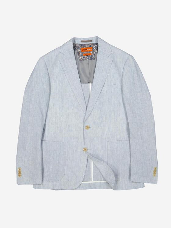 emilio adani Herren Freizeit-Sakko slim fit Blau 36524