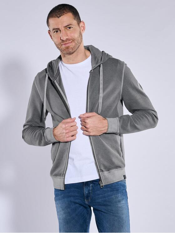 engbers Herren Sweatjacke mit Kapuze Grau 36999