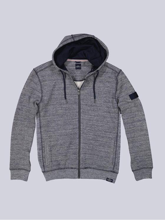 engbers Herren Sweatjacke mit Kapuze Blau 35645