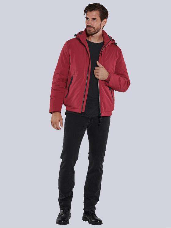 engbers Herren Jacke mit abnehmbarer Kapuze Rot 35425