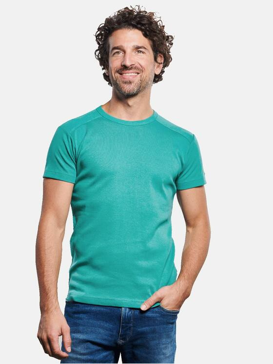 engbers Herren T-Shirt "My Favorite" Cyanblau 32686