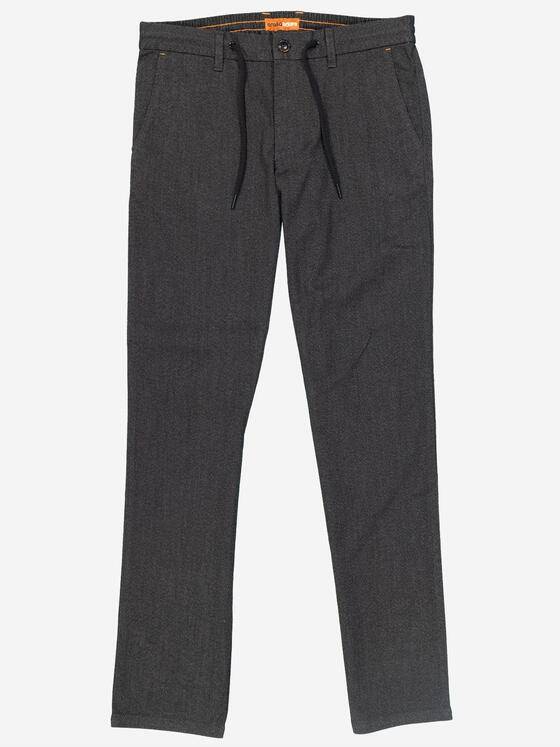 emilio adani Herren Chino mit Tunnelzug Anthrazit 38120