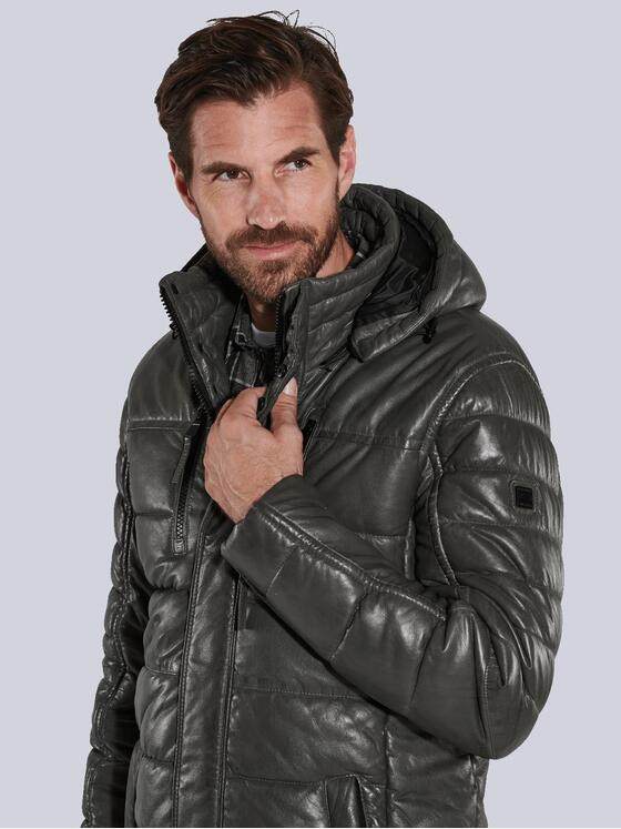 engbers Herren Lederjacke Grün 35443