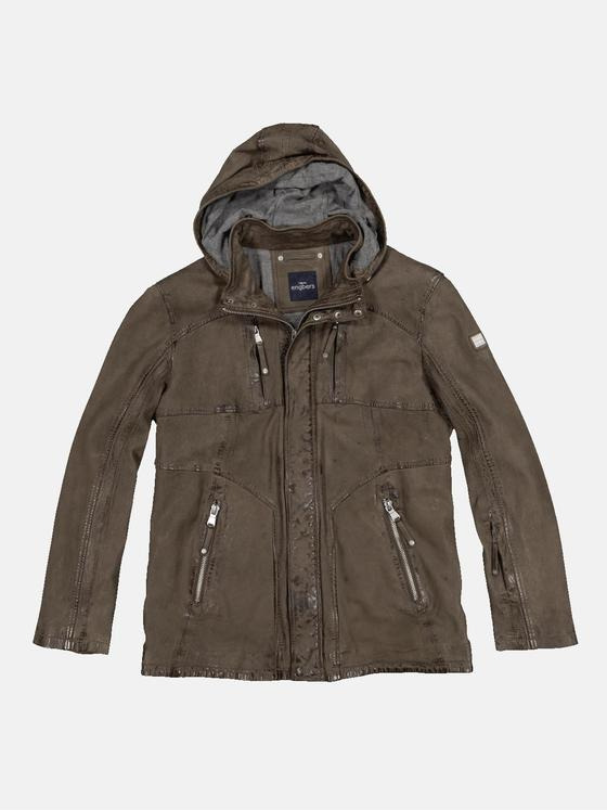 engbers Herren Lederjacke regular Braun 35191