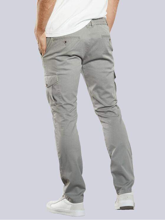 engbers Herren Cargo-Hose mit Tunnelzug Grau 34654