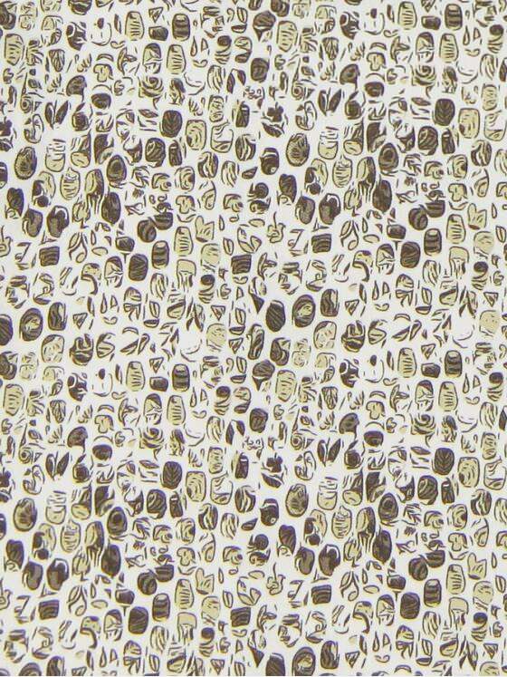 engbers Herren Langarm-Hemd gemustert Braunbeige 32011