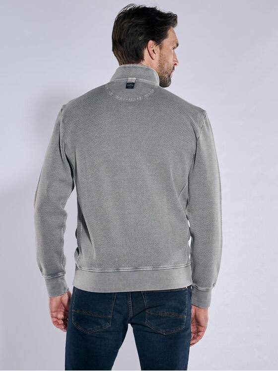 engbers Herren Sweatjacke mit Zipper Silbergrau 38057